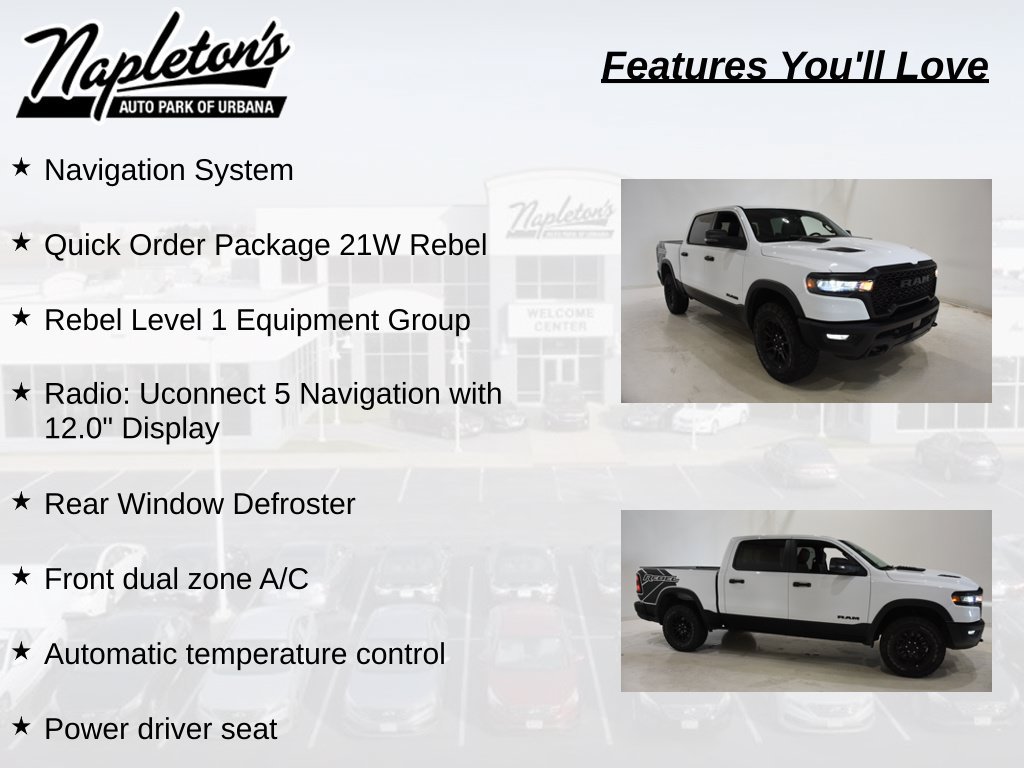 Used 2026 RAM 1500 Rebel w/ Rebel Level 1 Equipment Group AWD/4WD image 7
