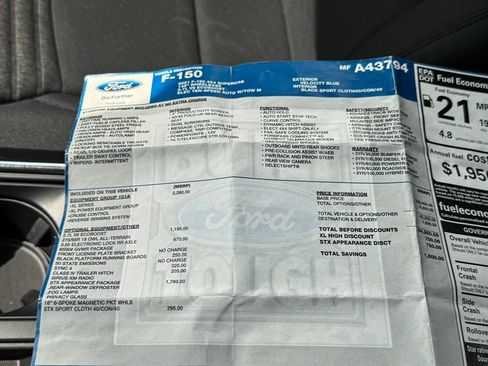 Certified 2021 Ford F150 XL w/ Equipment Group 101A High AWD/4WD image 31