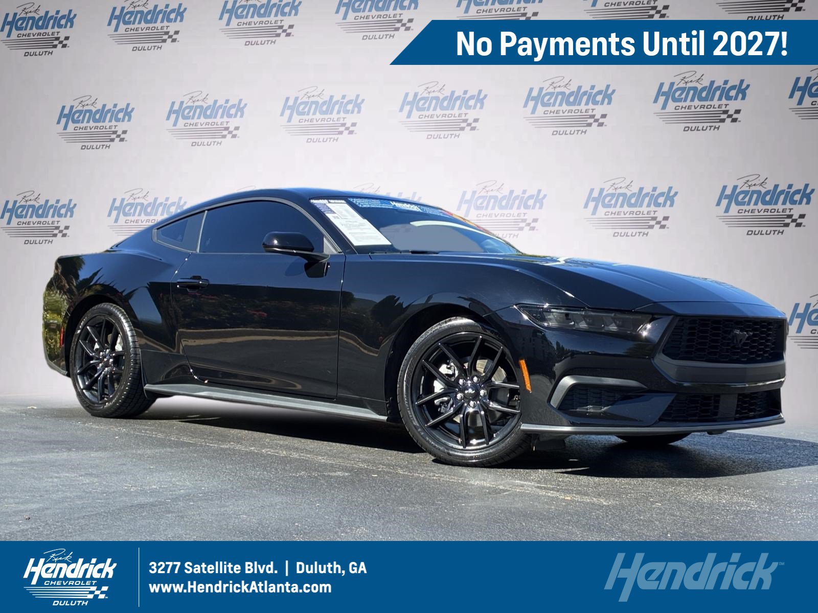 Used 2025 Ford Mustang Coupe w/ Mustang Nite Pony Package RWD image 1