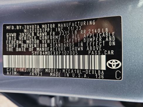 Certified 2024 Toyota Corolla LE image 23