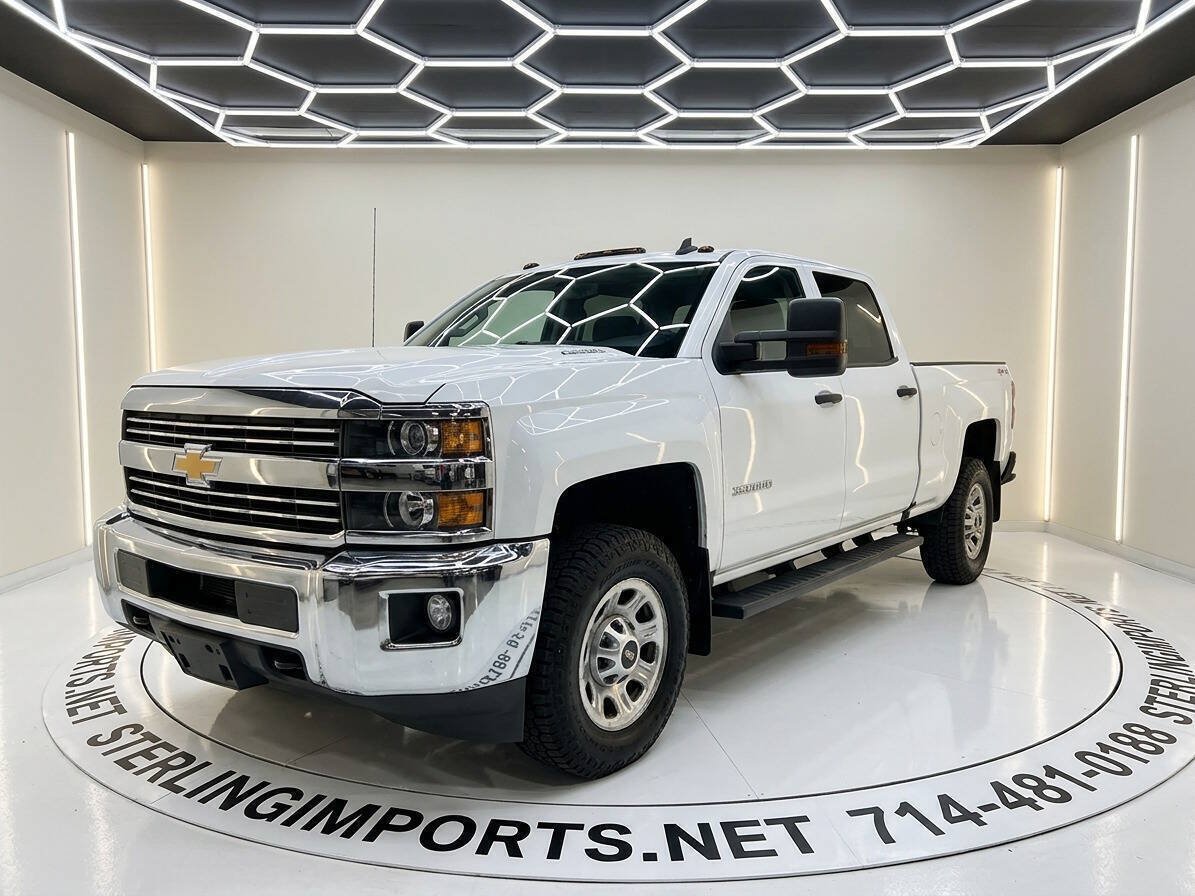 Used 2016 Chevrolet Silverado 3500 W/T w/ Snow Plow Prep Package AWD/4WD image 1