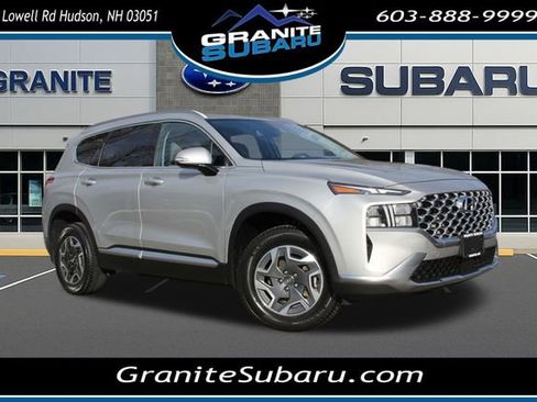 Used 2021 Hyundai Santa Fe Blue image 1