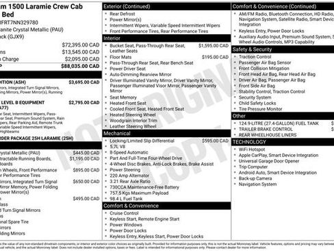 Used 2022 RAM 1500 Laramie w/ Night Edition AWD/4WD image 12