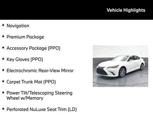 Used 2021 Lexus ES 350 w/ Premium Package FWD image 5