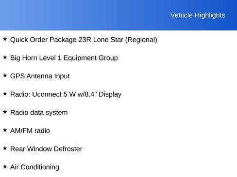 Used 2025 RAM 1500 Lone Star AWD/4WD image 7