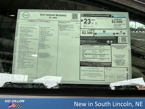 New 2025 Nissan Murano SL w/ Cargo Package image 13