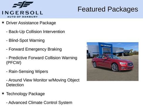 Used 2016 INFINITI Q50 3.0t Premium w/ Driver Assistance Package RWD image 10