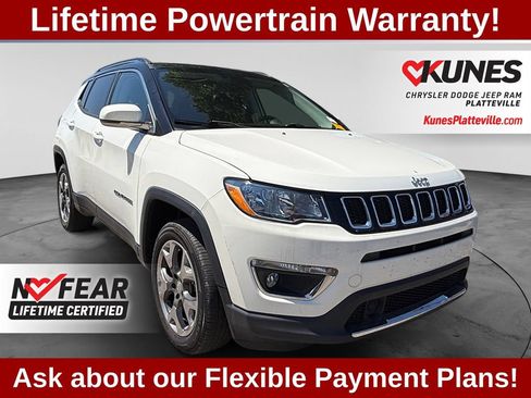 Used 2021 Jeep Compass Limited w/ Sun and Sound Group AWD/4WD image 1