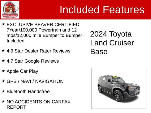 Used 2024 Toyota Land Cruiser AWD/4WD image 4