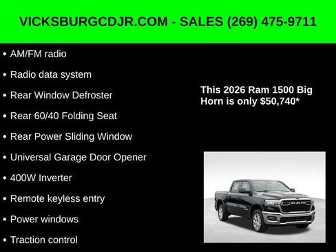 New 2026 RAM 1500 Big Horn image 27