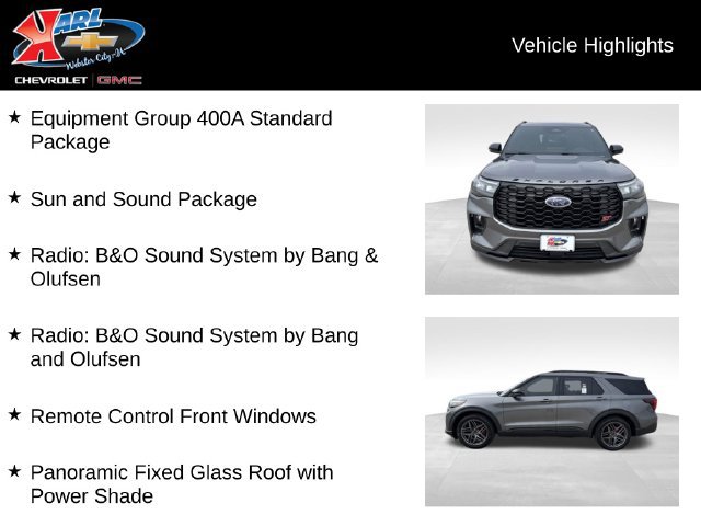Used 2026 Ford Explorer ST w/ Sun And Sound Package AWD/4WD image 3