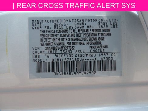 Certified 2021 Nissan Sentra S image 14