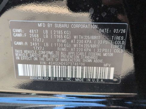 New 2026 Subaru Crosstrek 2.0i Premium AWD/4WD image 32