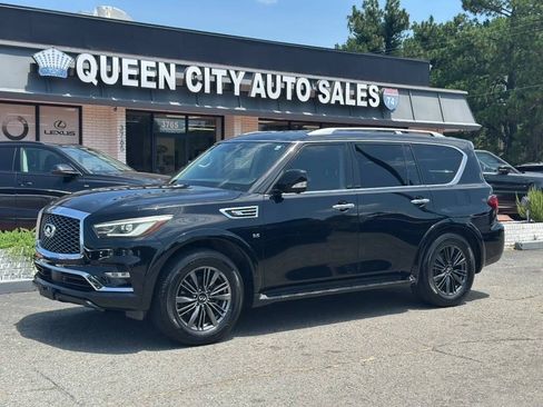 Used 2020 INFINITI QX80 Luxe w/ Proassist Package RWD image 1