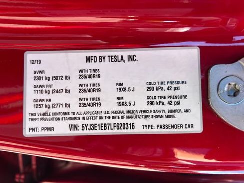 Used 2020 Tesla Model 3 Long Range AWD/4WD image 17