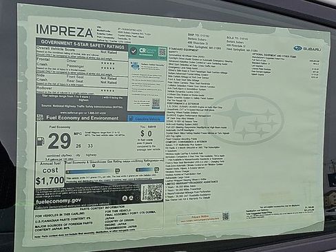 New 2026 Subaru Impreza RS image 22