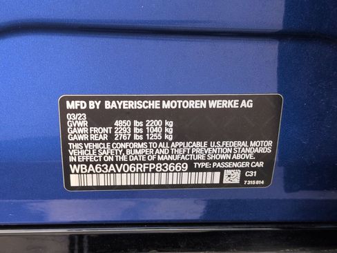 Certified 2024 BMW 430i Gran Coupe 430i Gran Coupe w/ M Sport Package (Priority 1) image 35