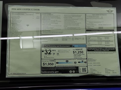 New 2026 MINI Cooper S FWD image 26