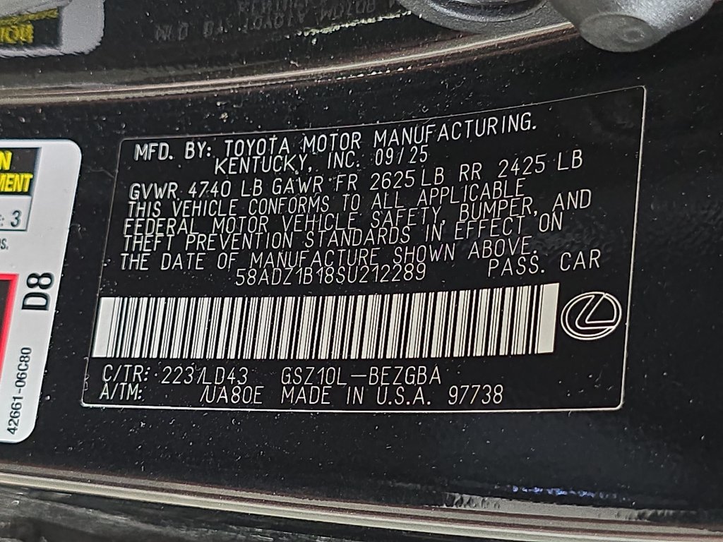 Used 2025 Lexus ES 350 w/ Premium Package FWD image 34