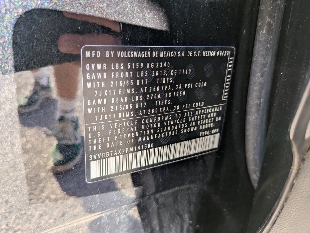 Certified 2023 Volkswagen Tiguan S FWD image 34