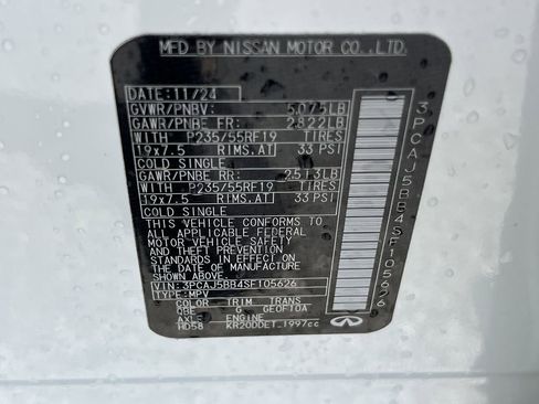 Used 2025 INFINITI QX50 Luxe image 30