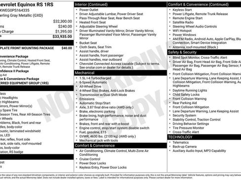 Used 2023 Chevrolet Equinox RS AWD/4WD image 5