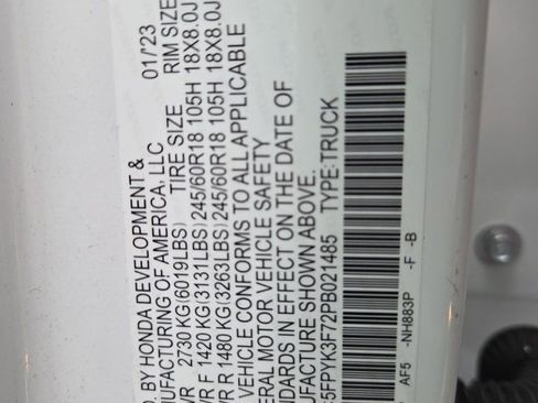 Used 2023 Honda Ridgeline RTL-E image 35