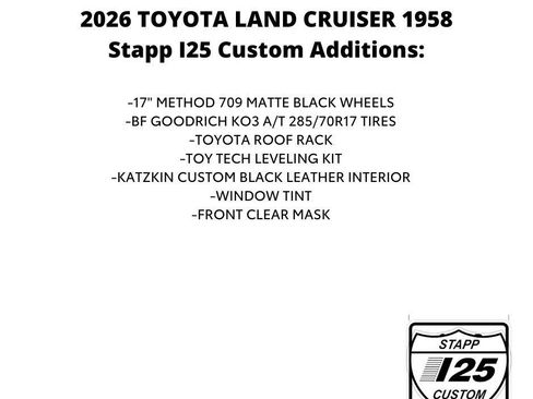 New 2026 Toyota Land Cruiser 1958 image 2