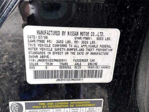 Used 2007 INFINITI M45 Sport w/ Technology Pkg image 30