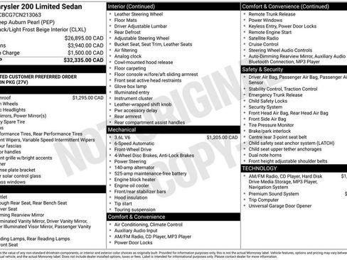 Used 2012 Chrysler 200 Limited image 10