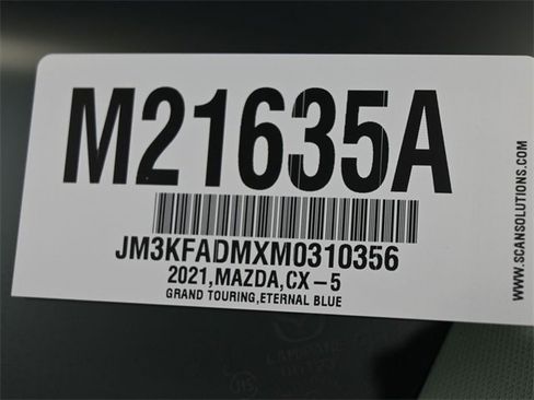 Certified 2021 MAZDA CX-5 Grand Touring image 28