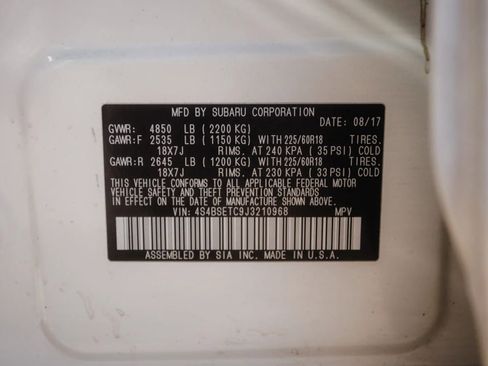 Used 2018 Subaru Outback 3.6R Touring image 42