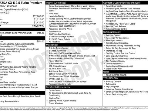 Used 2024 MAZDA CX-5 2.5 Turbo image 35