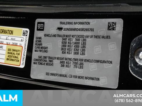Used 2025 Chevrolet Tahoe LT AWD/4WD image 64