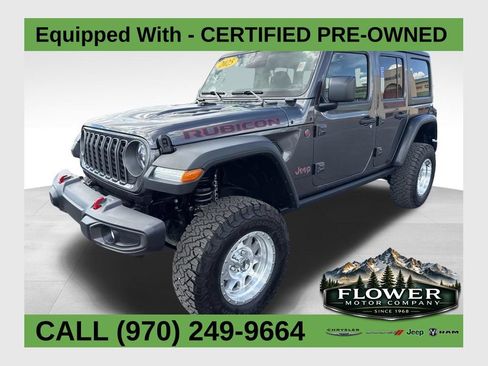 Used 2025 Jeep Wrangler Unlimited Rubicon w/ Convenience Group AWD/4WD image 1