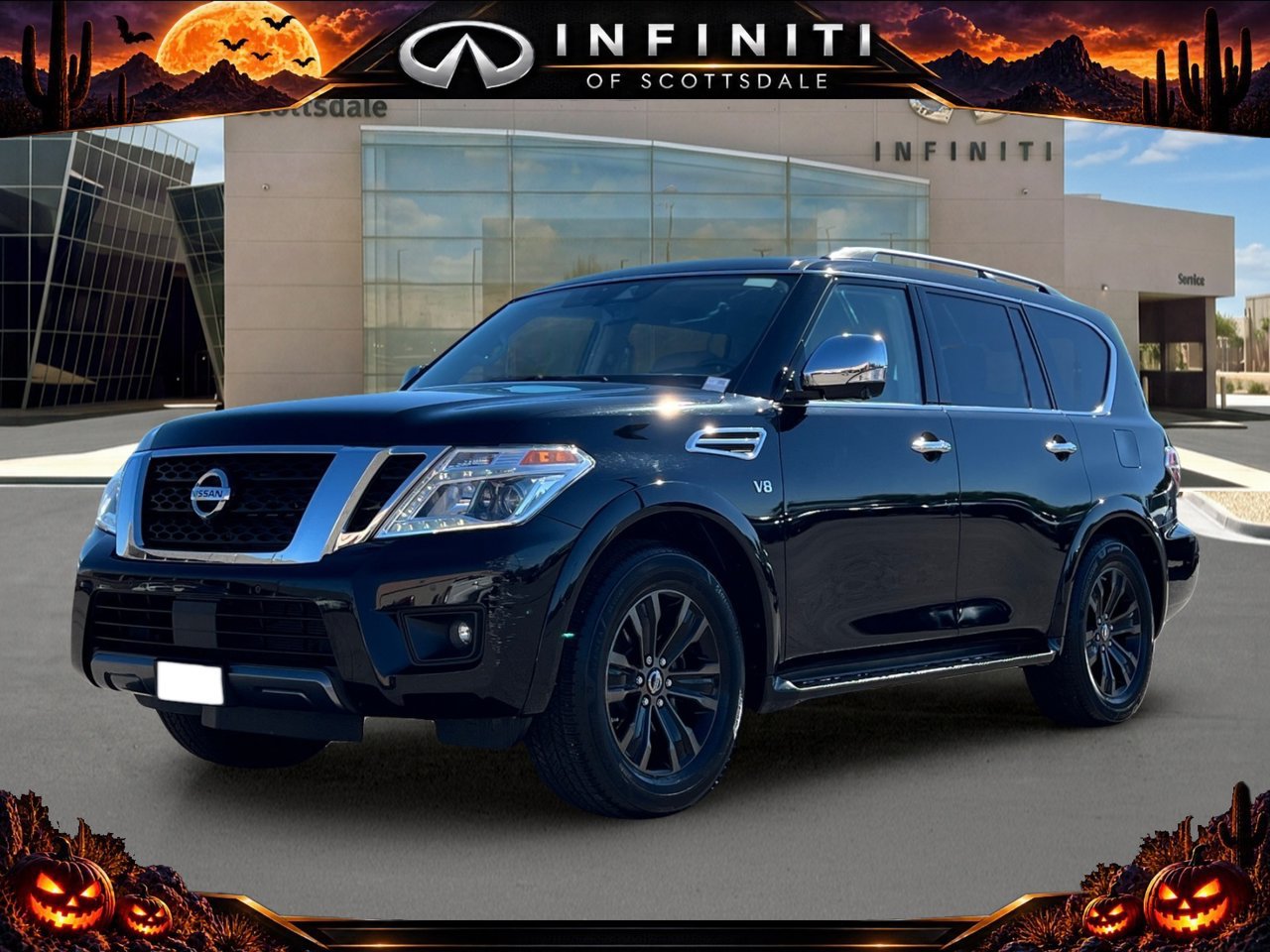 Used 2019 Nissan Armada Platinum w/ Captain's Chairs Package AWD/4WD image 1
