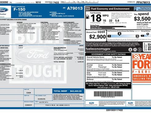 Used 2015 Ford F150 XLT w/ Equipment Group 302A Luxury RWD image 11