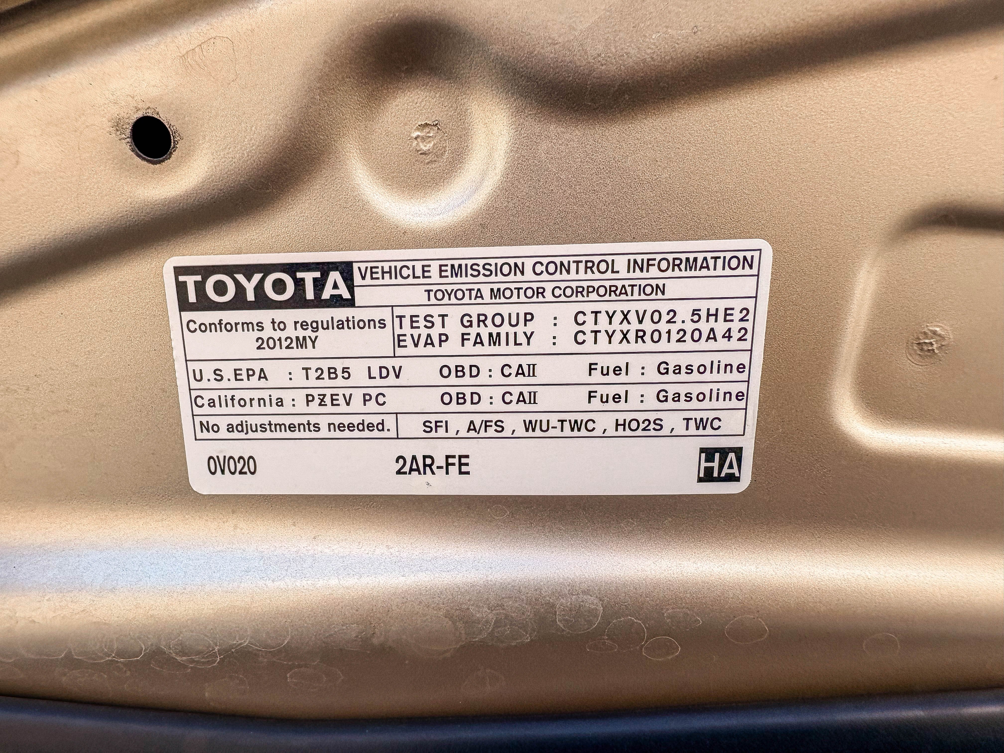 Used 2012 Toyota Camry LE FWD image 26