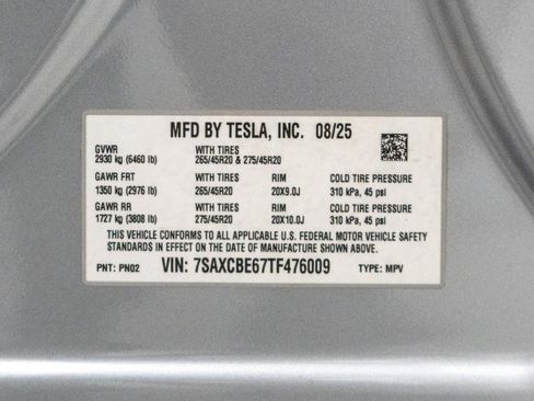 Used 2026 Tesla Model X Plaid AWD/4WD image 20