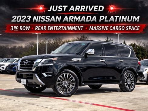 Used 2023 Nissan Armada Platinum w/ Captain's Chairs Package image 1