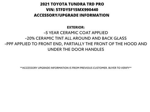 Used 2021 Toyota Tundra TRD Pro AWD/4WD image 12