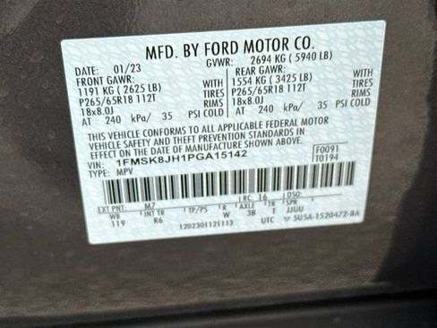 Used 2023 Ford Explorer Timberline AWD/4WD image 41