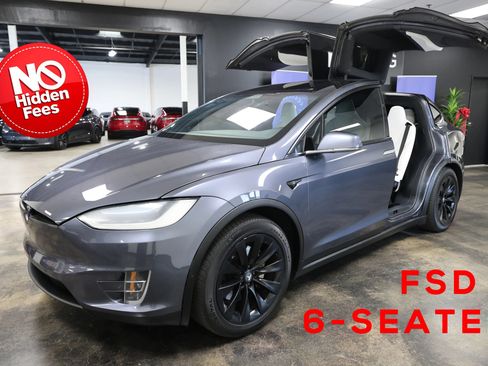 Used 2018 Tesla Model X 100D AWD/4WD image 1