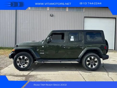Used 2022 Jeep Wrangler Unlimited Sahara image 1