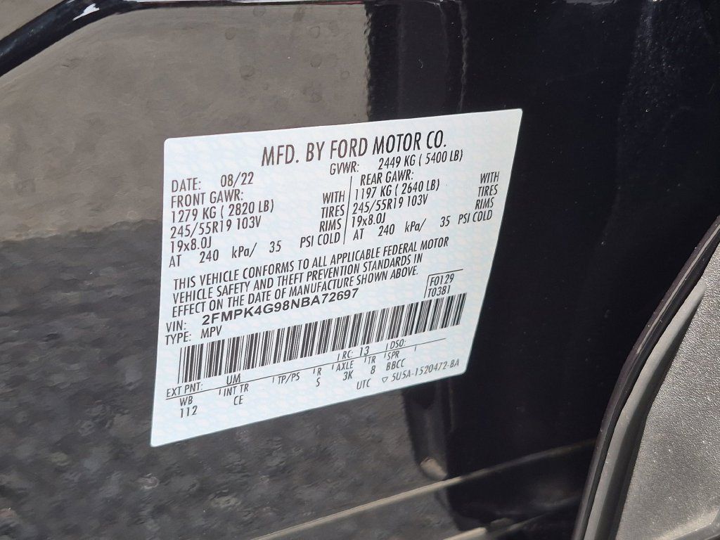 Used 2022 Ford Edge SE w/ Black Appearance Package AWD/4WD image 30