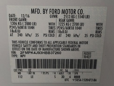 Used 2017 Ford Edge SEL w/ Equipment Group 201A AWD/4WD image 33