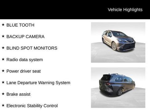 Used 2024 Toyota Sienna LE FWD image 5