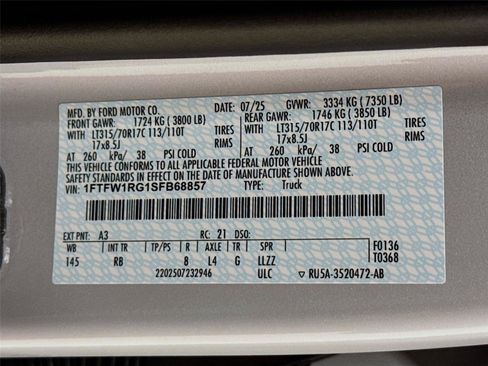 Used 2025 Ford F150 Raptor AWD/4WD image 32