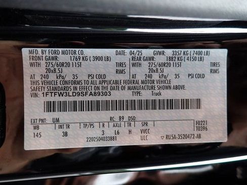 Used 2025 Ford F150 XLT w/ Equipment Group 303A High AWD/4WD image 23