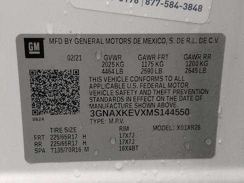 Used 2021 Chevrolet Equinox LT FWD image 33
